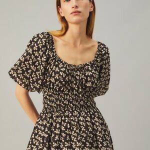 Tory Burch floral smocked dress